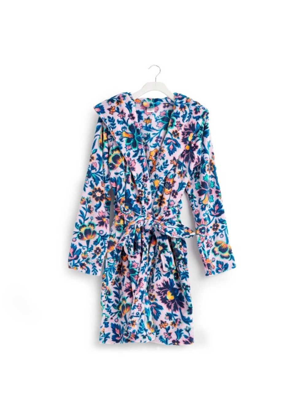 NWT! Vera Bradley Women's Plush Fleece Robe Cloud Vine Multi Color Soft Cozy XL